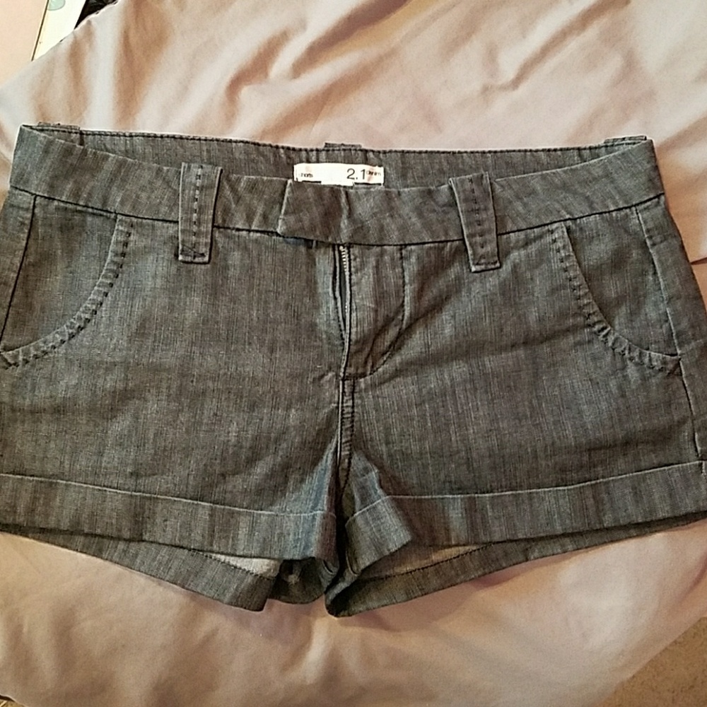 Denim shorts